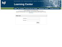 Tablet Screenshot of hjf.learn.com