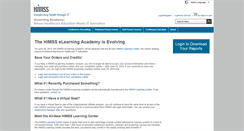 Desktop Screenshot of himss.learn.com