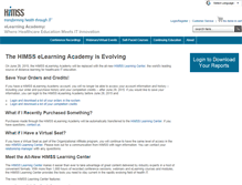 Tablet Screenshot of himss.learn.com
